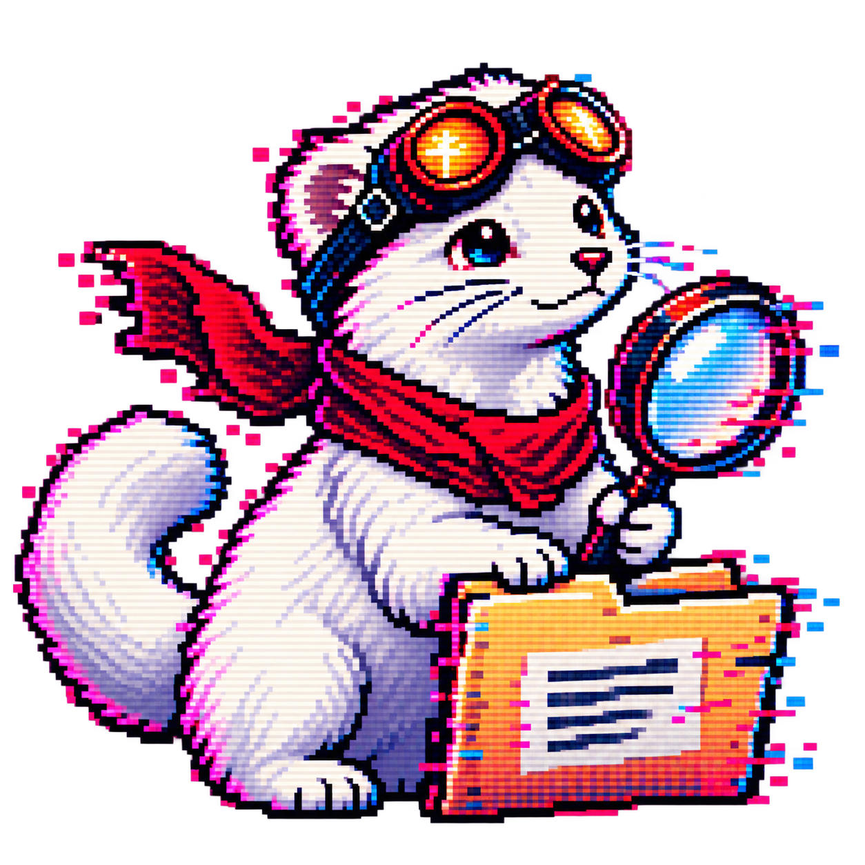 VANT detective mascot